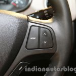 Hyundai Xcent audio controls steering wheel live image
