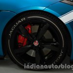 Jaguar F-Type Project 7 at Auto Expo 2014 wheel livery