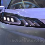 Mahindra Reva HALO concept headlamp detail live