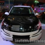 Mahindra XUV500 diesel hybrid front view at Auto Expo 2014