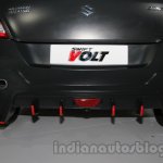 Maruti Swift Volt registration plate enclosure at Auto Expo 2014