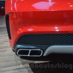 Mercedes CLA 45 AMG exhaust tip at Auto Expo 2014