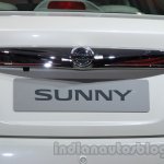 Nissan Sunny facelift rear fascia at Auto Expo 2014
