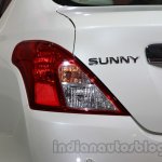 Nissan Sunny facelift taillamp at Auto Expo 2014
