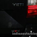 Skoda Yeti facelift 4X4 badge at Auto Expo 2014