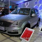 Ssangyong Rexton 2.0L front three quarters at Auto Expo 2014