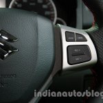 Suzuki Swift Sport cruise control buttons at Auto Expo 2014