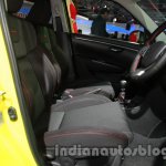 Suzuki Swift Sport front seats at Auto Expo 2014