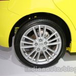 Suzuki Swift Sport rear wheel at Auto Expo 2014