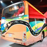 Tata Starbus Urban 918 articulated bus rear three quarters
