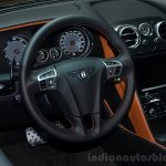 Bentley Continental GT Speed steering detail - Geneva Live