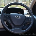 Hyundai Xcent Review steering