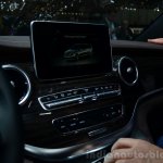 Mercedes-Benz V-Class infotainment unit - Geneva Live