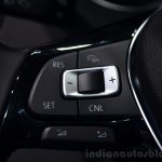 VW Polo TSI BlueMotion steering mounted controls left - Geneva Live