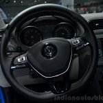 VW Polo TSI BlueMotion steering wheel - Geneva Live