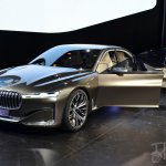 BMW Vision Future Luxury Concept front three quarters at Auto China 2014