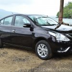 2014 Nissan Sunny facelift diesel review front three quarter