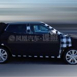 Spied in China Ssangyong X100 side