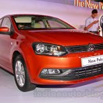 2014 VW Polo facelift front three quarters left launch