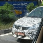Tata Bolt camouflaged IAB spied front