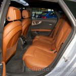 2015 Audi A7 rear seats at the Moscow Motorshow 2014