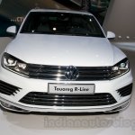 2015 VW Touareg facelift at the 2014 Moscow Motor Show front