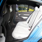 BMW M3 Sedan at the 2014 Moscow Motor Show rear seat