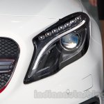 Mercedes GLA 45 AMG headlamp at the Moscow Motor Show 2014