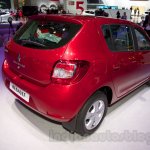Renault Sandero rear three quarters right at Moscow Motor Show 2014