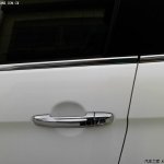 Suzuki Alivio spied production model door handles