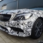 2015 Mercedes C 63 AMG spied front fascia