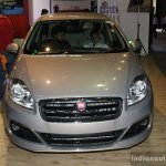 Fiat Linea facelift front at the 2014 Nepal Auto Show