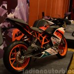 KTM RC390 and RC200 Race package rear three quarter