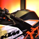 KTM RC390 fuel tank at the Indian launch