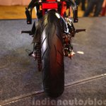KTM RC390 rear tire at the Indian launch