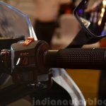 KTM RC390 throttle and switchgear at the Indian launch