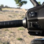 Mahindra Gusto review left switch gears