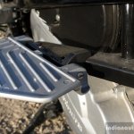 Mahindra Gusto review rear foot rest