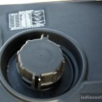 Mahindra Gusto review underseat fuel filler