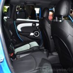 Mini 5 door rear seat at the 2014 Paris Motor Show