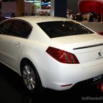 Peugeot 508 rear three quarter at the Philippines Motor Show 2014