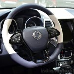 Ssangyong XIV-Air Concept steering wheel at the 2014 Paris Motor Show