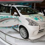 Toyota Avanza special edition front three quarters left at the 2014 Indonesian International Motor Show