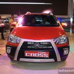 Toyota Etios Cross  front fascia at the 2014 NADA Auto Show Nepal