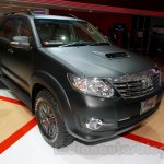 Toyota Fortuner 4X4 special Edition front three quarters at the Indonesian International Motor Show 2014