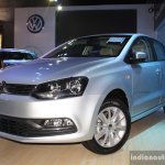 VW Polo facelift front three quarter at the NADA Auto Show Nepal