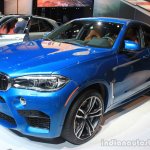 2015 BMW X6 M front three quarters right at the 2014 Los Angeles Auto Show