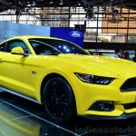 2015 Ford Mustang front three quarters at the 2014 Paris Motor Show