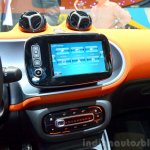 2015 Smart ForTwo infotainment screen at 2014 Paris Motor Show