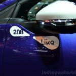 Peugeot 208 Like Edition logo at the 2014 Paris Motor Show